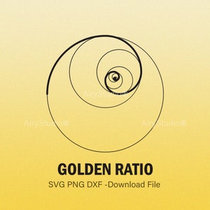 Golden Ratio Symbol, phi, SVG, PNG, DXF download Files