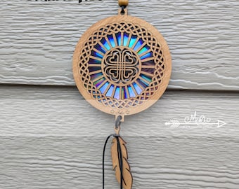Celtic Love Knot Suncatcher Laser Cut File (SVG, PDF, EPS)