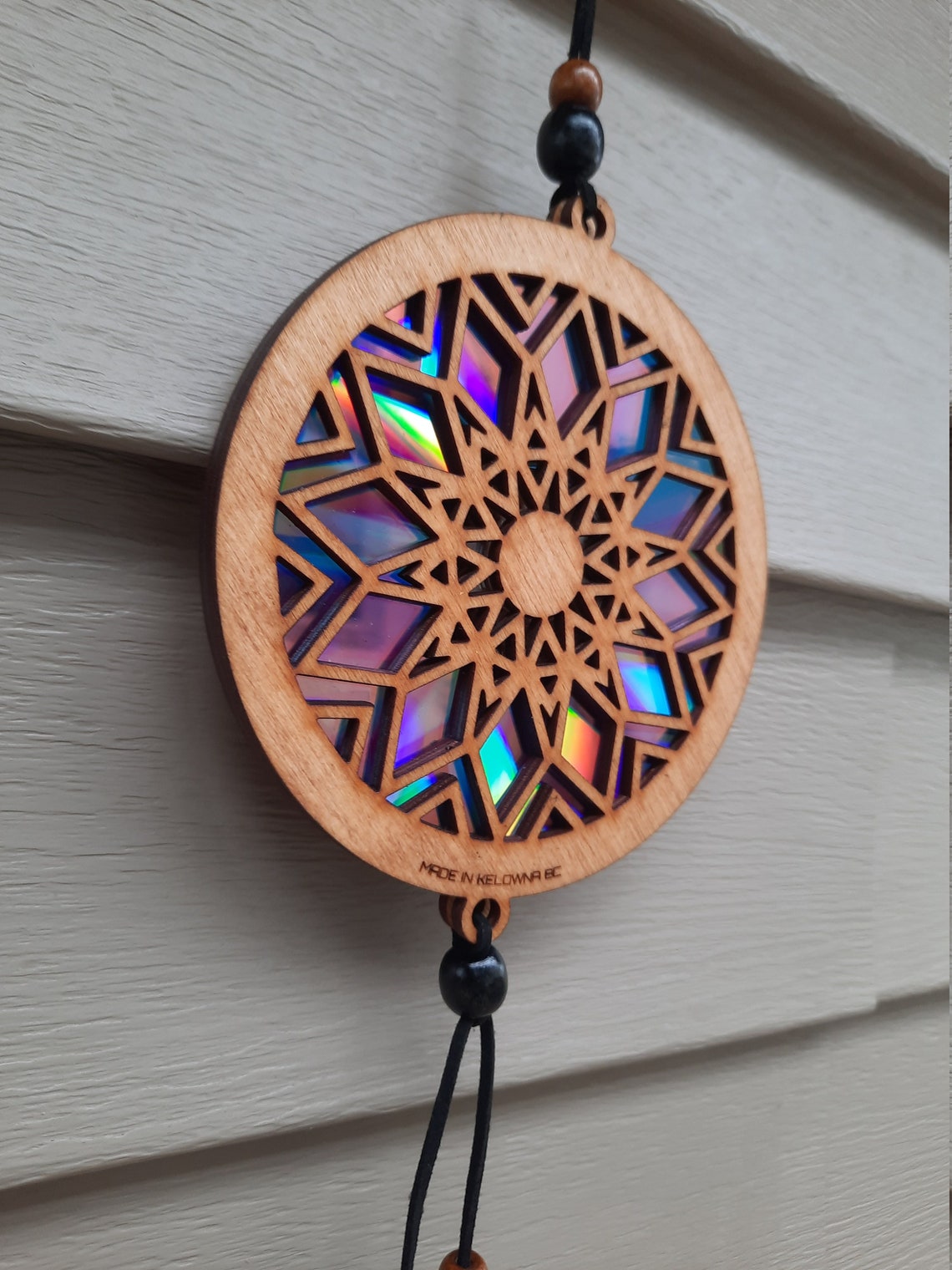 Suncatcher Star Laser Cut Wood Etsy Ireland