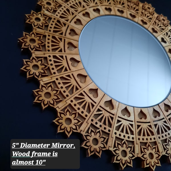 Laser Cut Mirror Etsy