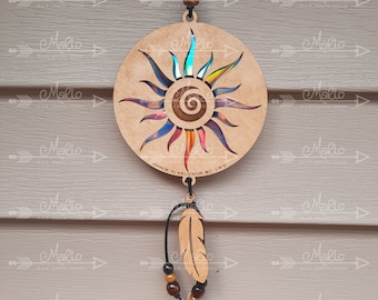 Sun Suncatcher Laser Cut File | DVD Repurposing (svg, pdf, eps)