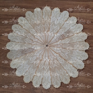 Dot Mandala on scrap wood or one piece | Paint it | 16.4 inches Diameter | SVG, EPS, PDF | instant download