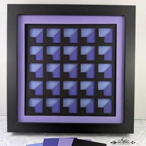 3D Digital Geometric Art 25 | Shadowbox |  3D Layered Paper Cut Files | SVG, EPS | Laser Ready Files | Cricut Cut Ready Files
