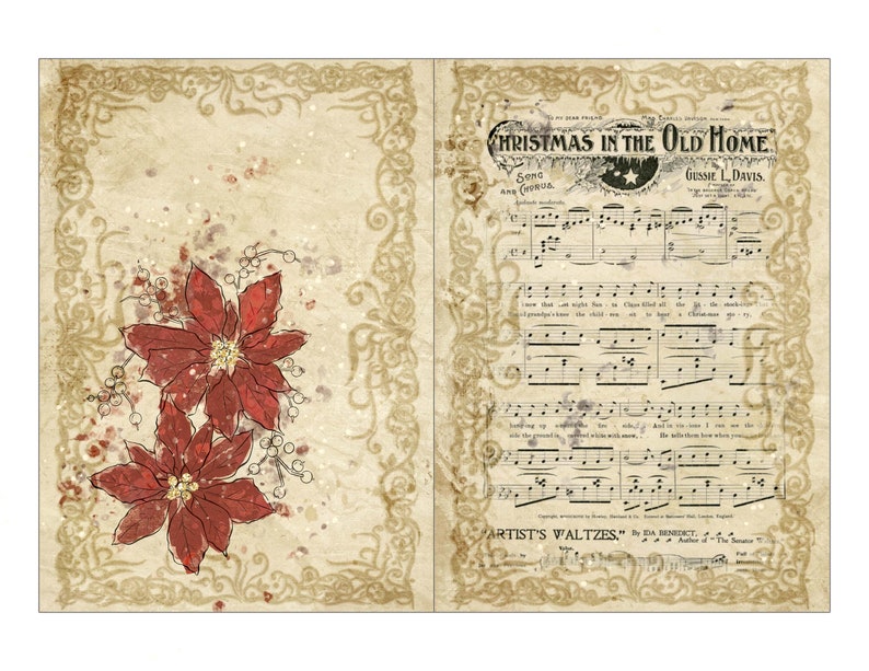 Junk Journal Christmas Printable Pages Vintage Santa Claus Etsy junk-journal-christmas-printable-pages-vintage-santa-claus-etsy
