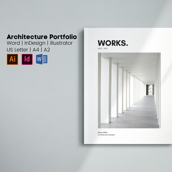 Microsoft Word Portfolio Template Etsy Microsoft Word Portfolio Template Etsy