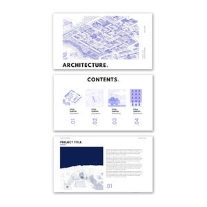 Architecture Portfolio Template | Canva Design, M.Arch Application (Digital Download) image 2