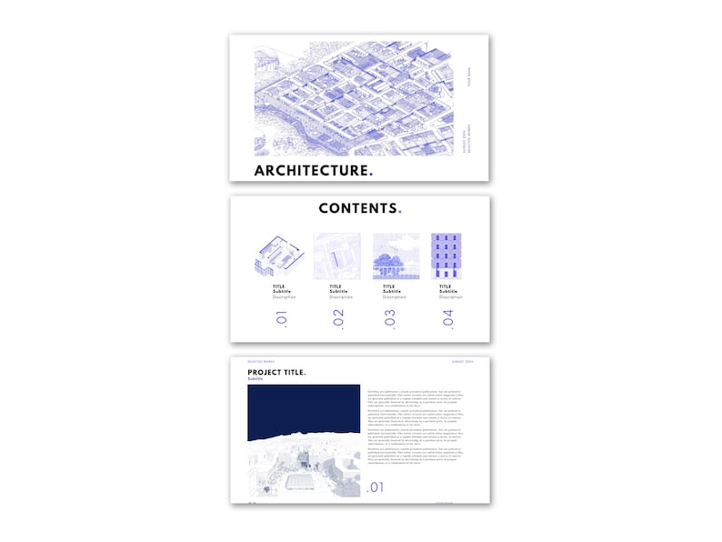 Architecture Portfolio Template | Canva Design, M.Arch Application (Digital Download) image 2