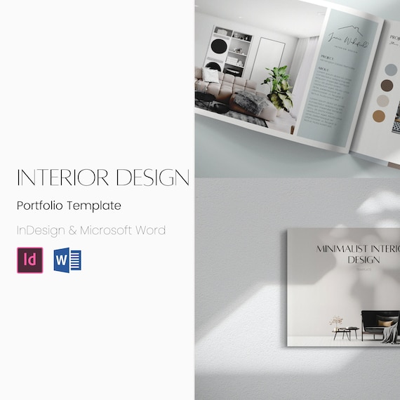 Interior Design Portfolio Design Layout