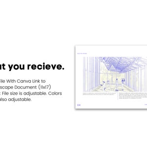 May include: A blue and white architectural drawing of a building with a glass roof. The drawing is on a white background with text that reads "04" in the bottom left corner. The text "BUILD FOR MORE" is in the top left corner and "AUGUST 2019" is in the top right corner.