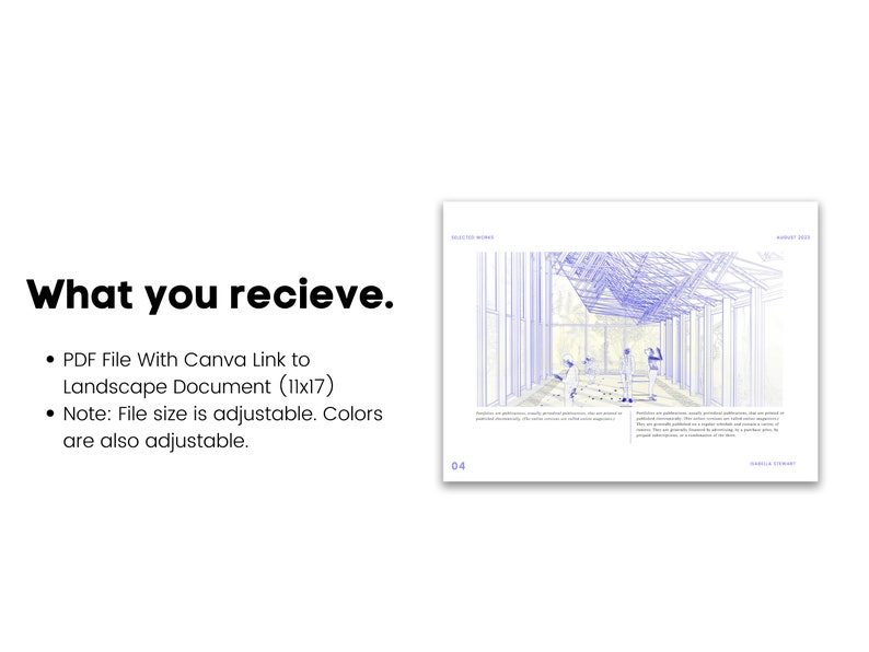 May include: A blue and white architectural drawing of a building with a glass roof. The drawing is on a white background with text that reads "04" in the bottom left corner. The text "BUILD FOR MORE" is in the top left corner and "AUGUST 2019" is in the top right corner.