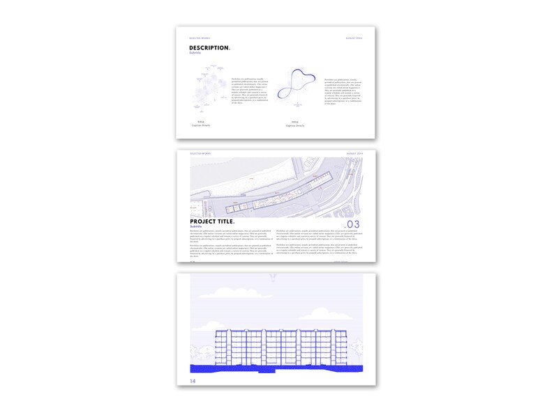 Architecture Portfolio Template | Canva Design, M.Arch Application (Digital Download) image 3
