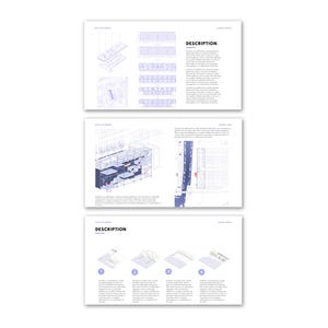 Architecture Portfolio Template | Canva Design, M.Arch Application (Digital Download) image 5