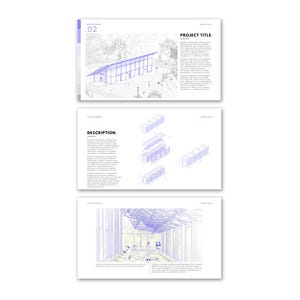 Architecture Portfolio Template | Canva Design, M.Arch Application (Digital Download) image 6