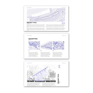 Architecture Portfolio Template | Canva Design, M.Arch Application (Digital Download) image 4