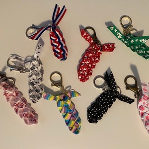 Ribbon Keychains