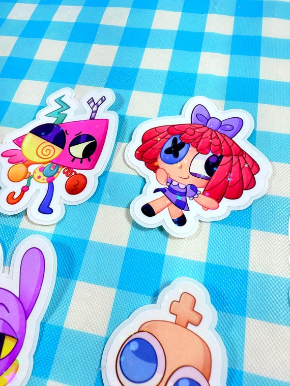Chibi Amazing Digital Circus Individual Stickers 2.5