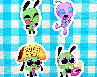 Invader Zim 'Happy Gir' Vinyl Decal Sticker – For Car, Truck, Laptop – Oracle Vinyl – USA Made