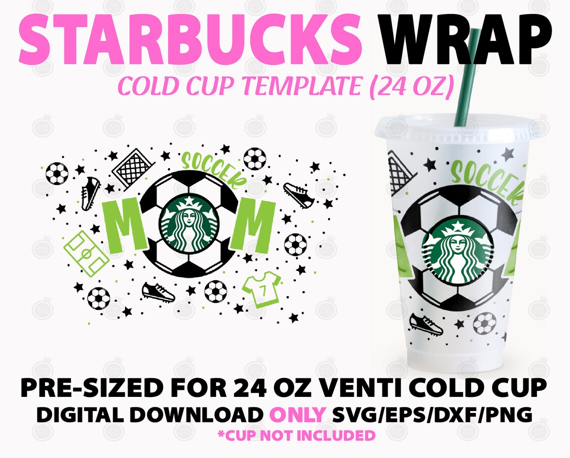 Soccer Mom Starbucks Cup Wrap Etsy