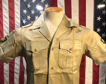 Military Surplus 1950's USGI Original Army Summer Khaki