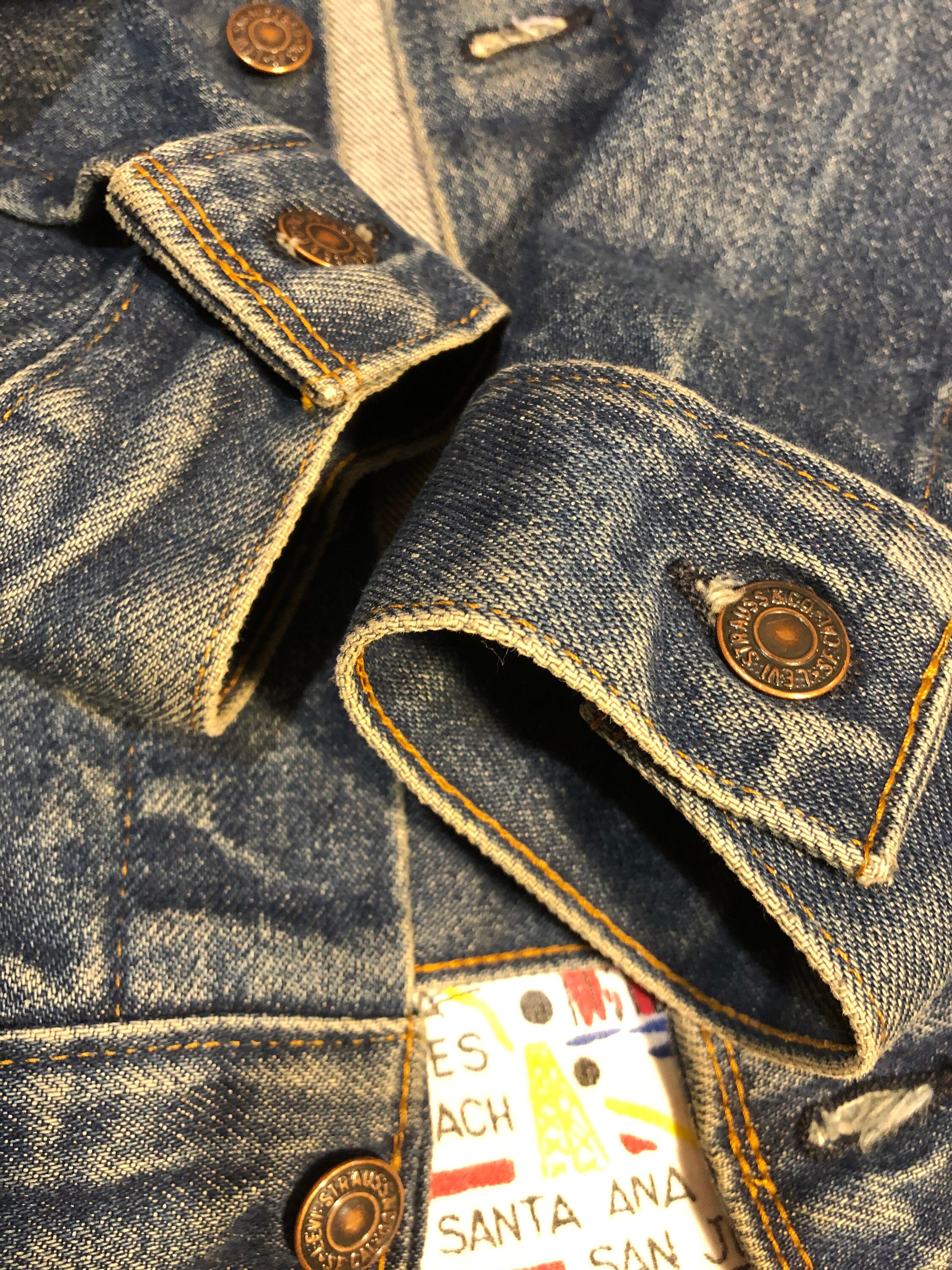 Authentic Rare Levi's 1970's 1980's Original 70506 0216