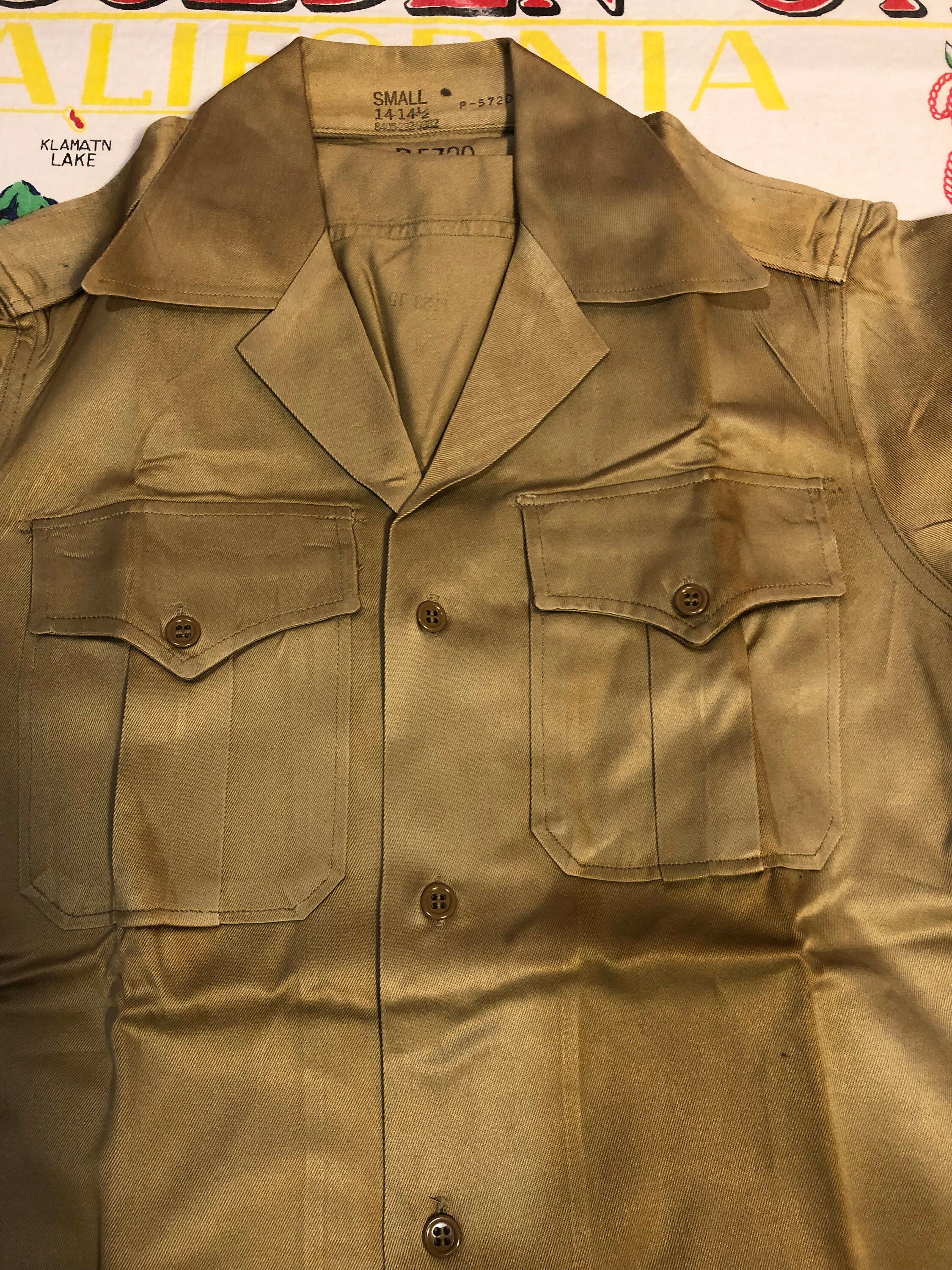 Military Surplus 1950's USGI Original Army Summer Khaki Short