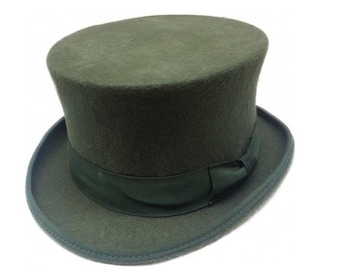 Top Hat Wedding Top Hats Olive Green Vintage Top Hats Derby Hats Chapeau Melon Chapeau Haut de Forme Blanc Zylinder Hut Dapper Day waverleyg