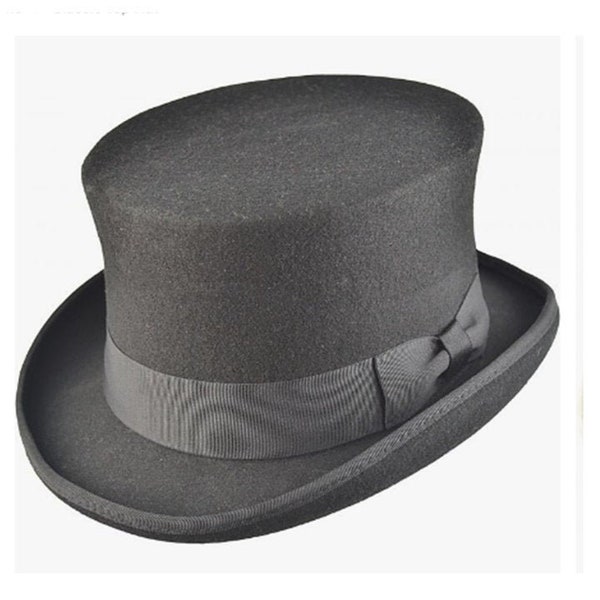 Haut-de-forme noir Haut-de-forme noir vintage Haut-de-forme Haut-de-forme de mariage Chapeau haut de forme steampunk noir Chapeau haut de forme Blanc waverleyg