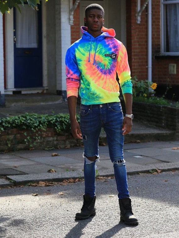 tie dye sweater mens