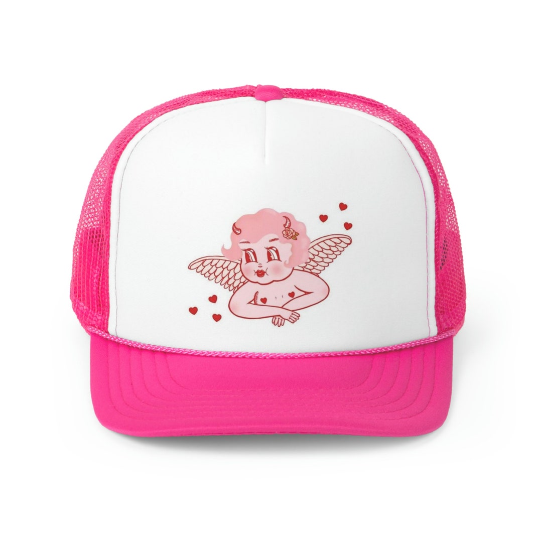 Cupid Trucker Hat, Valentines Day Baseball Cap - Etsy