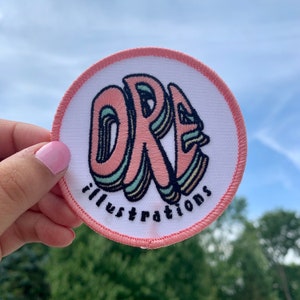 DRE Patch, Patches for Hats, Patches Iron On, Patches for Jackets, Patches for Backpacks, Iron On Patch