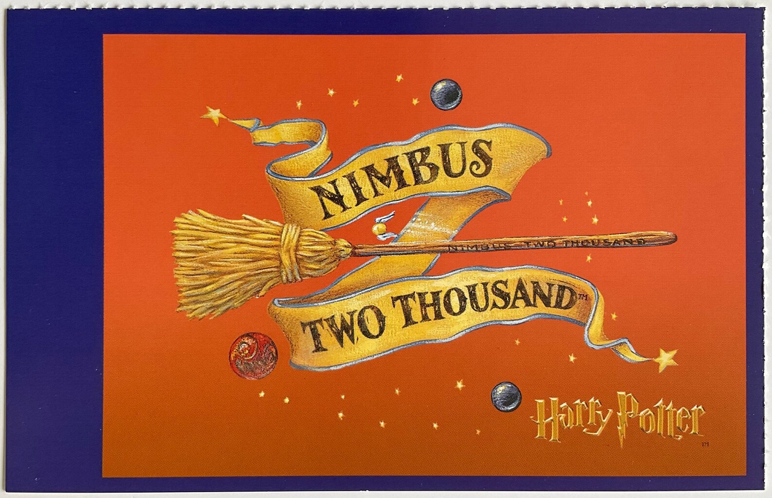 Harry Potter The Nimbus Two Thousand J K Rowling 2001 Etsy
