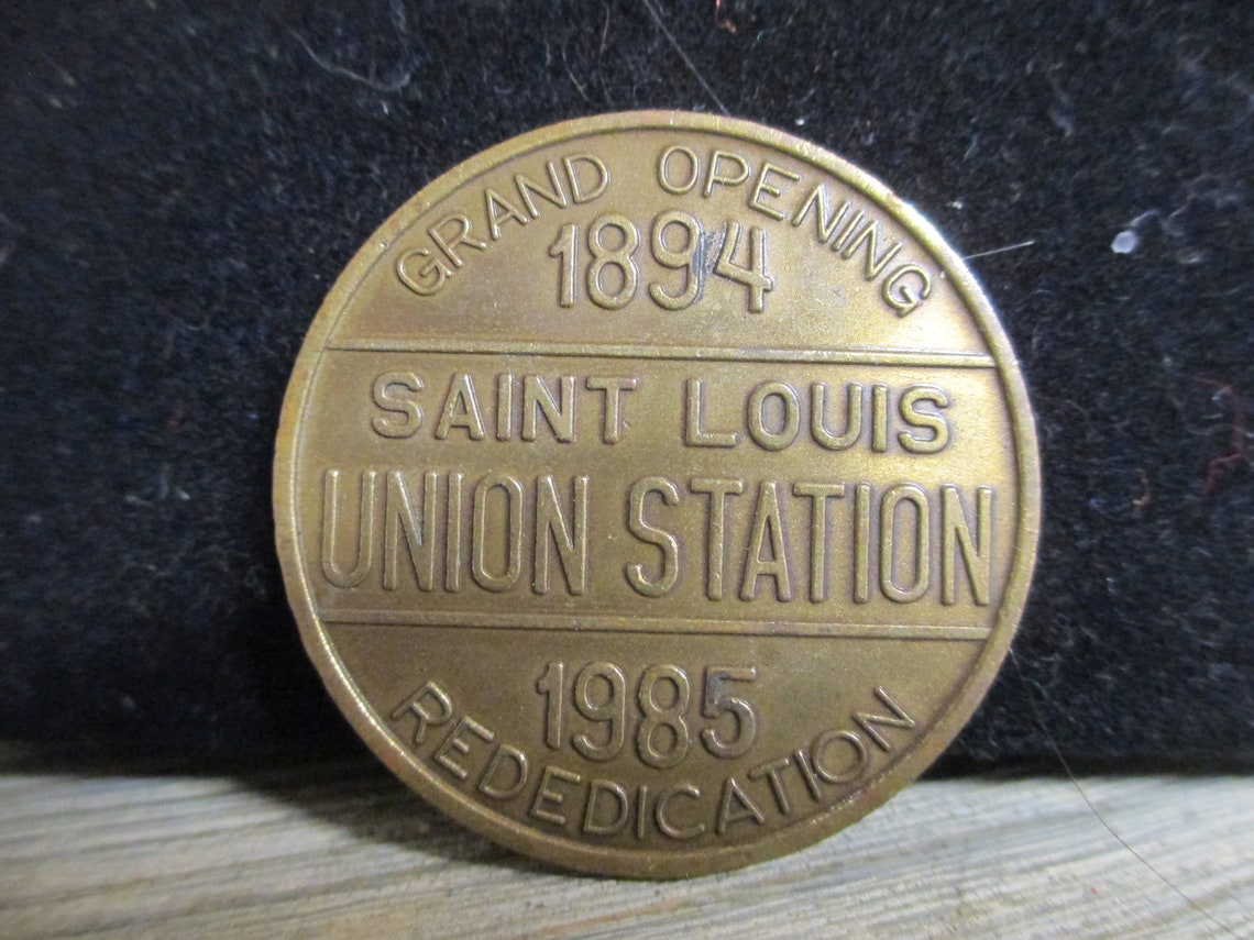 St. Louis Union Station Commemorative Coin Rededication Etsy