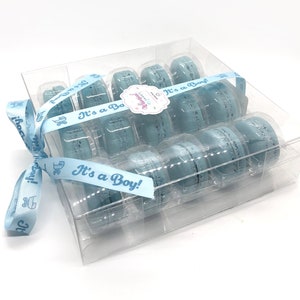 It&#39;s A Boy Macaron Gift Set! Kosher, Gluten–free, Dairy–free, Baby Gift, New baby, Baby shower, Baby macarons