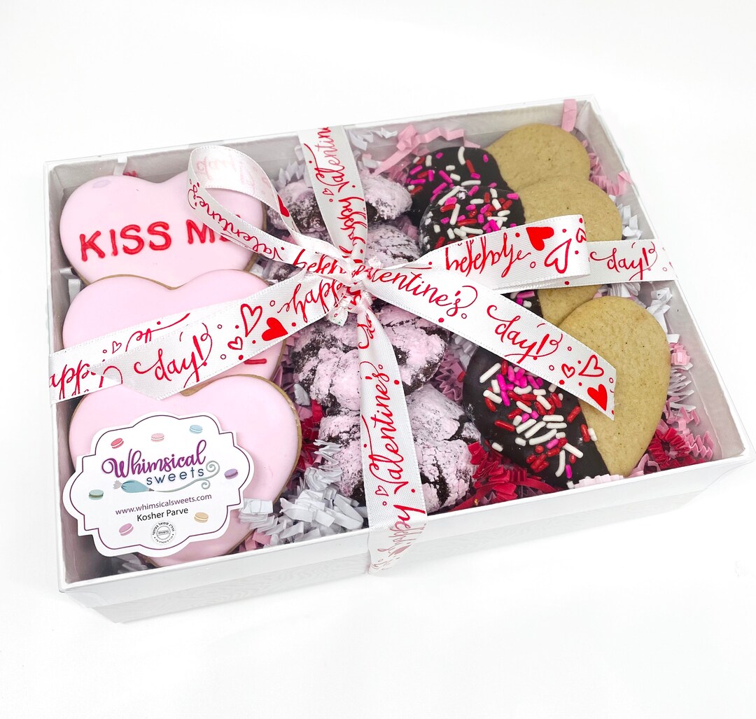 Valentine's Day Cookie Box Valentine's Day Gift, Galentine's Day, Kid's Valentines, Teen
