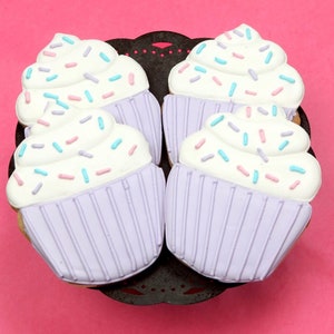 12 Cute Cupcake Cookies Perfect For: Birthday Parties, Sweet 16, Anniversary,  Celebrations, Party Favors, Dairy-Free  KOSHER PARVE