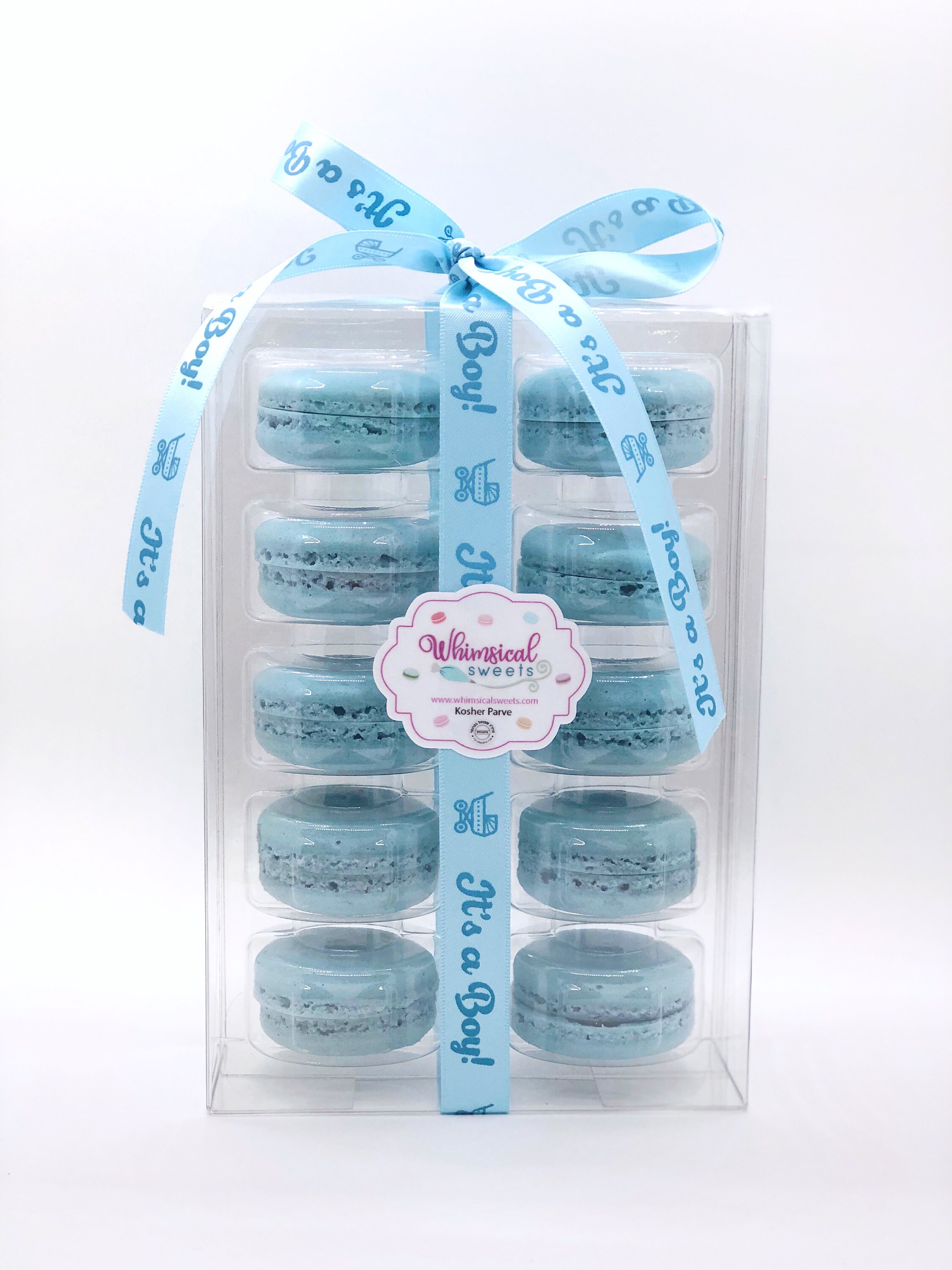 It's A Boy Macaron Gift Set! Kosher, Gluten–free, Dairy–free, Baby