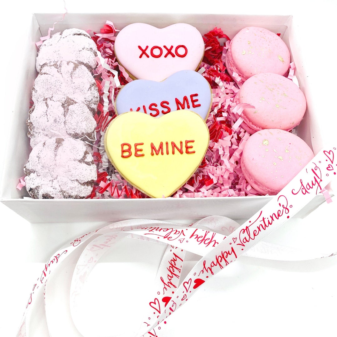Valentine's Day Cookie Box Valentine's Day Gift, Galentine's Day, Kid's Valentines, Teen
