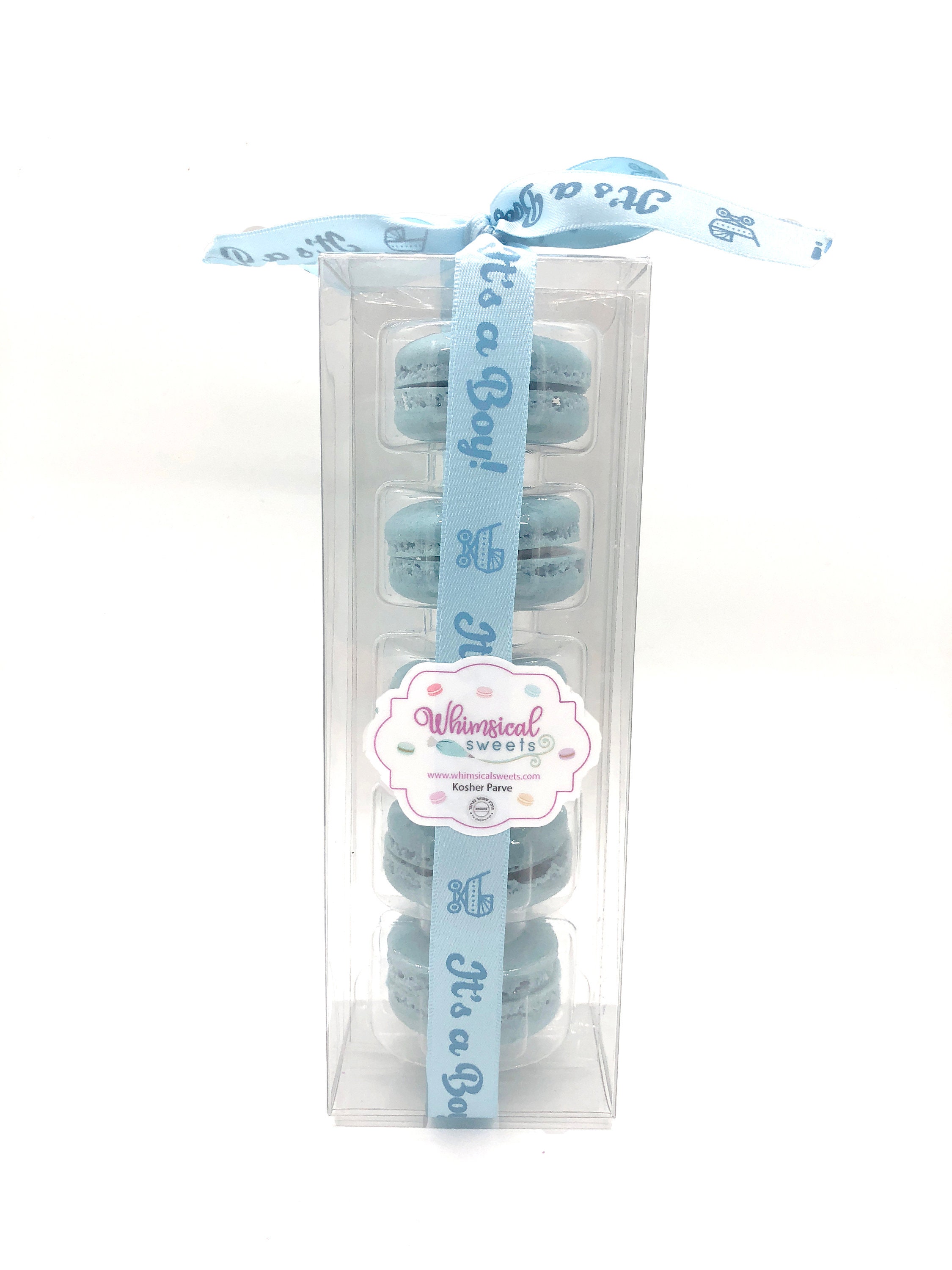 It's A Boy Macaron Gift Set! Kosher, Gluten–free, Dairy–free, Baby
