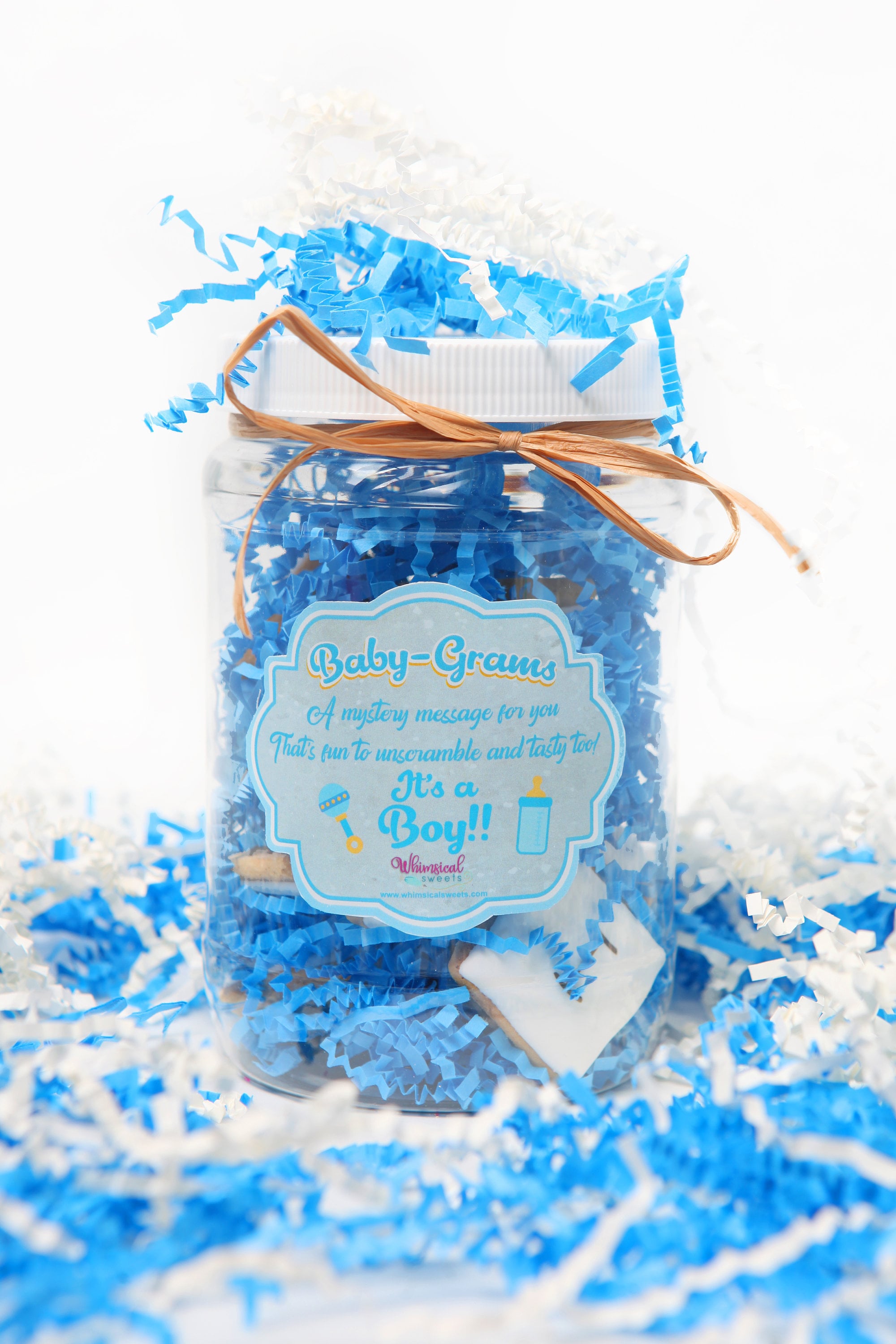 It's a Boy! Baby-grams: Cute Baby Shower Gift, Birth Gift, Dairy-free,  KOSHER PARVE - Etsy, image size:2000x3000