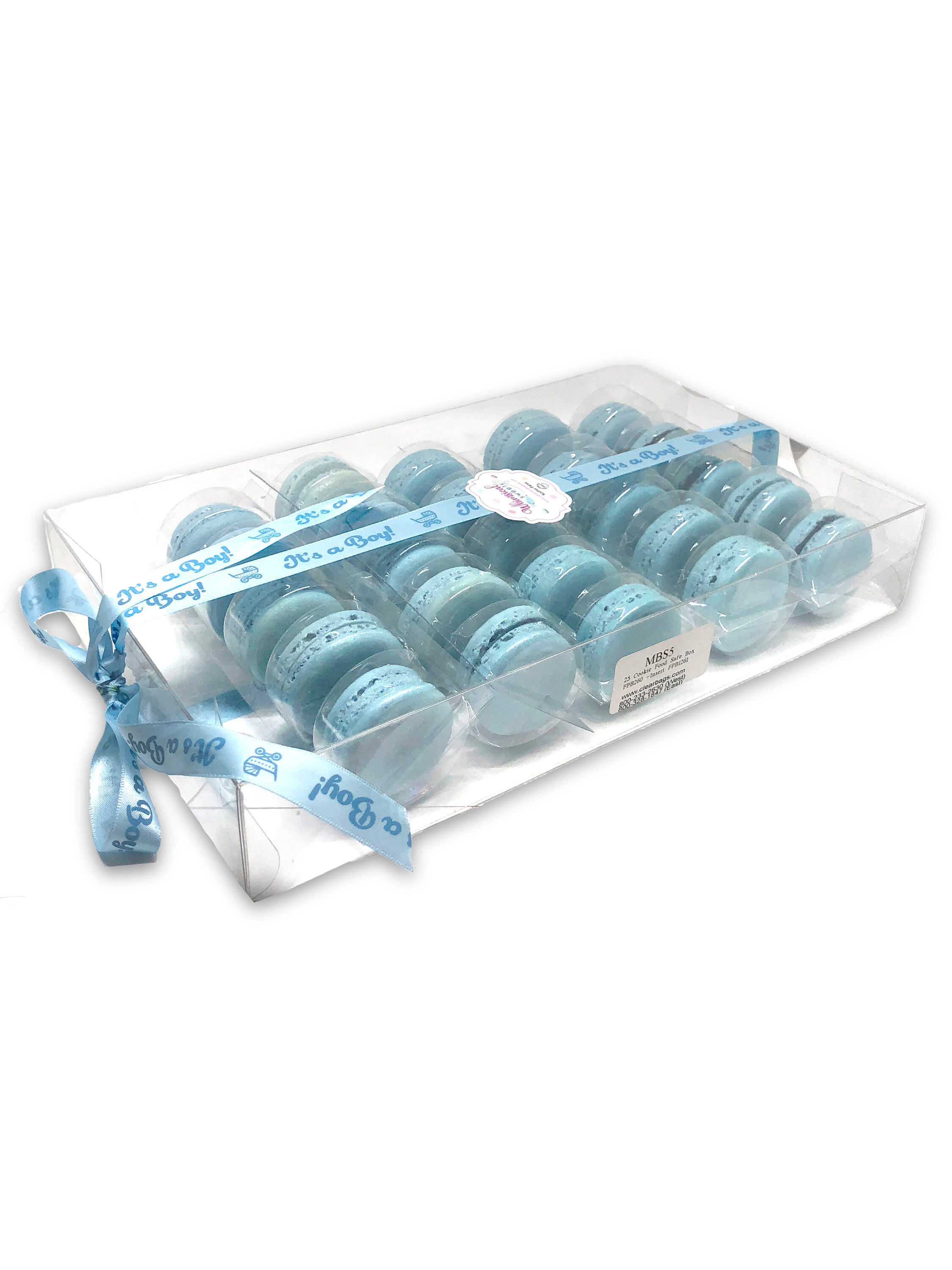 It's A Boy Macaron Gift Set! Kosher, Gluten–free, Dairy–free, Baby