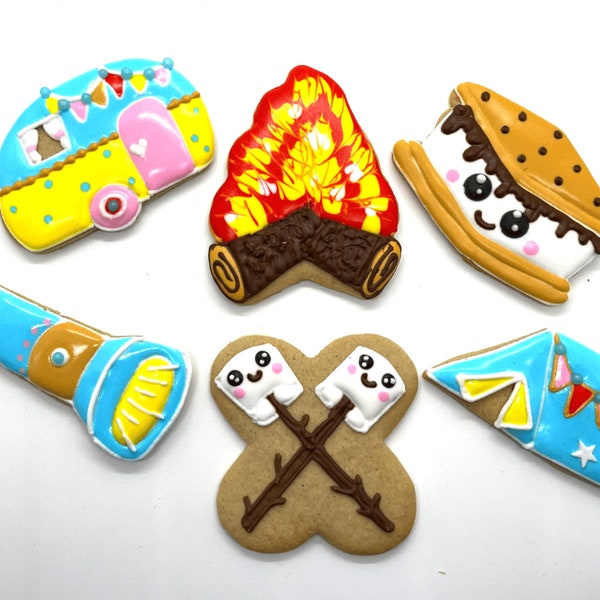 Cookie Glamping Cookie Kit, DIY Cookie Decorating, Cookie Kits, Boredom Busters, Cookies, DIY Kits, Cookie Gifits, Cookie Gift