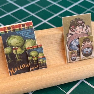 Dollhouse Miniature Halloween Postcards - 27 Vintage Victorian Cards ...