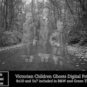 Halloween Ghost Photo - Spooky Victorian Photograph - Vintage Portrait - Picture Download - printable - scary creepy decoration