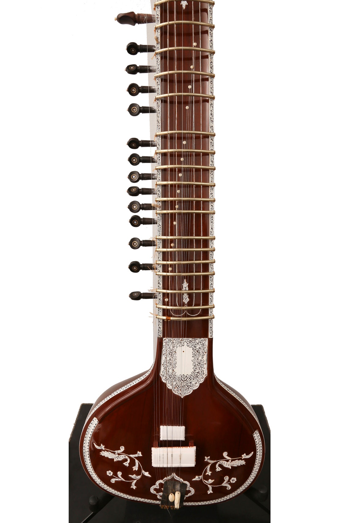 Electric Sitar Custom Kanai Lal Wood body boutique with hard Etsy
