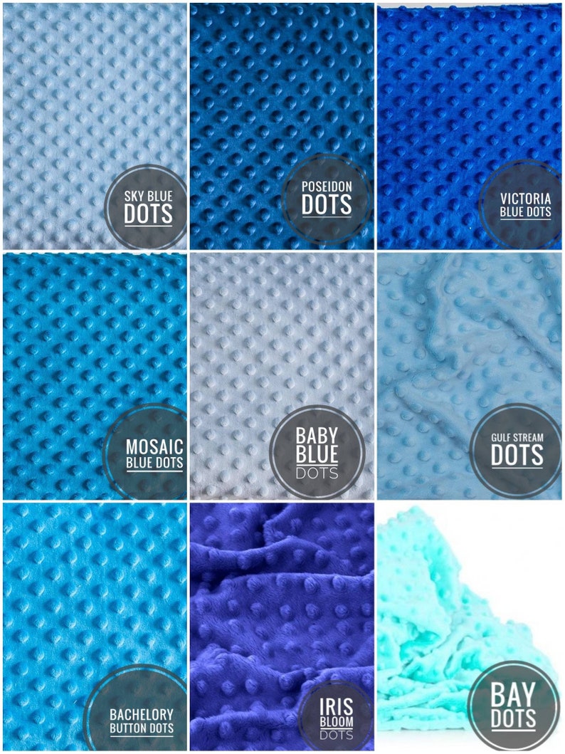Minky dots Minky by the yard Fabric minky material Minky baby Etsy