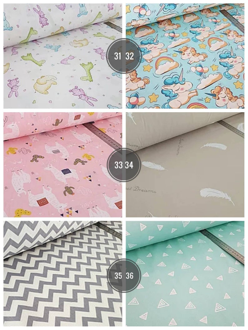 Baby cotton fabric for quilting Organic cotton fabric by the Etsy