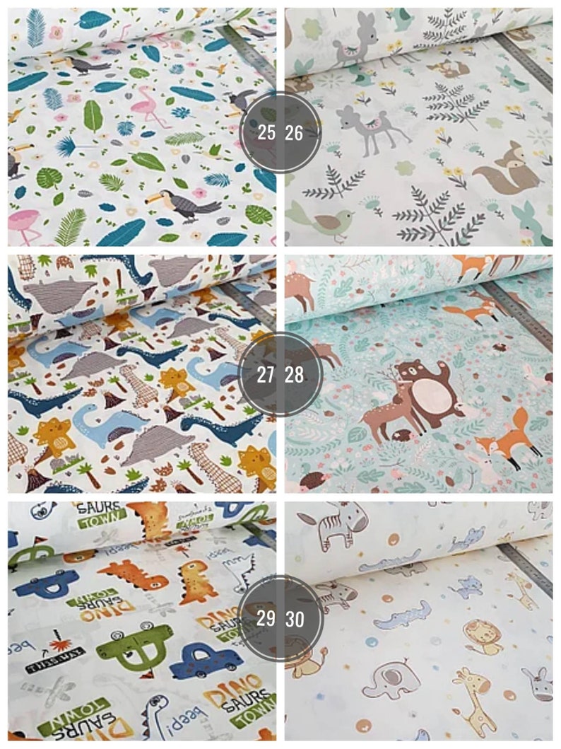 Baby cotton fabric for quilting Organic cotton fabric by the Etsy
