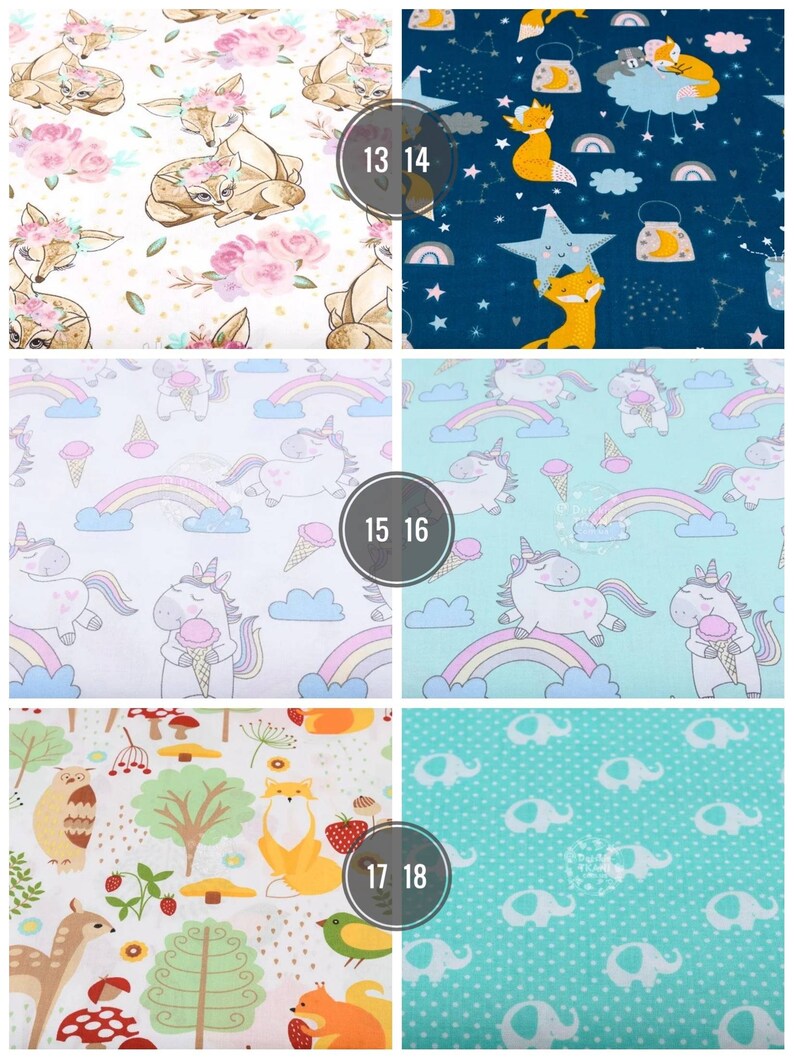 SET minky fabric by the yard and cotton fabric Minky fabric Etsy