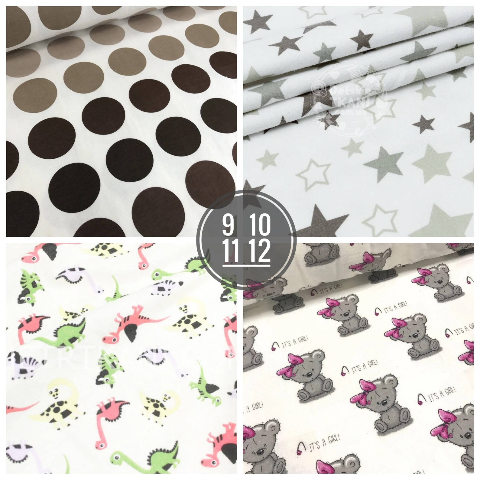 Baby flannel fabric by the yard Gray flannel cotton fabric Etsy