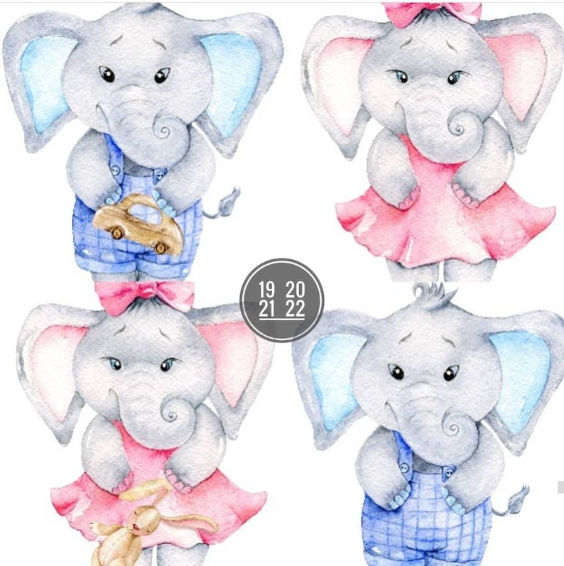 Elephant quilt fabric Elephant panel cotton fabric Baby quilt Etsy